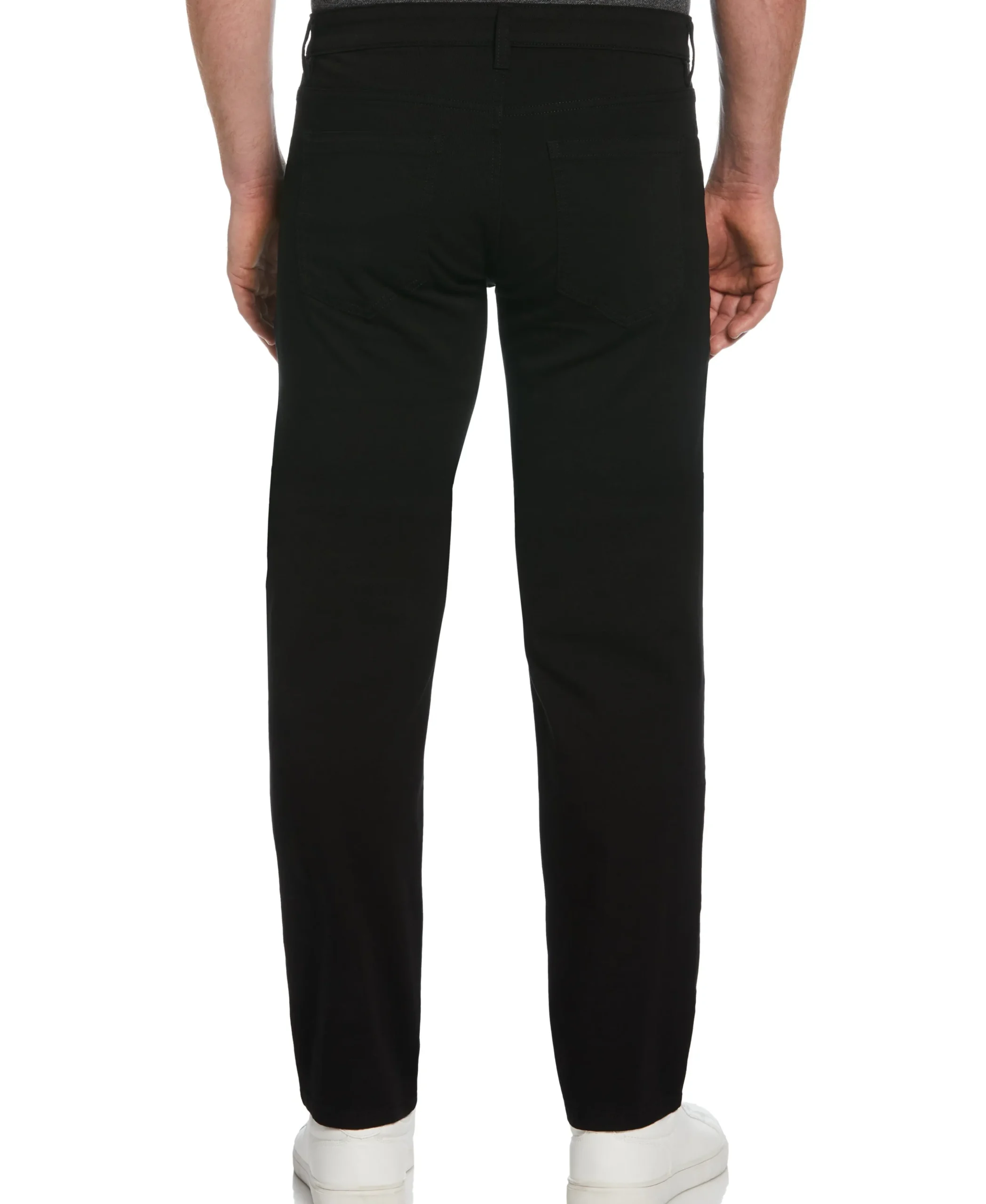 Slim Fit Dyed Solid Twill Five Pocket Pant