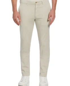 Slim Fit Dyed Solid Twill Chino Pant