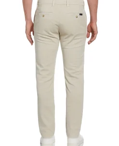 Slim Fit Dyed Solid Twill Chino Pant