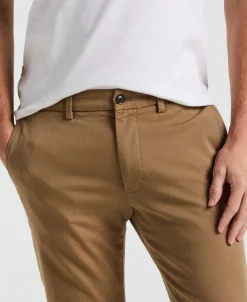 Slim Fit Dyed Solid Twill Chino Pant