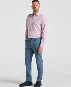 Slim Fit Dyed Solid Twill Chino Pant