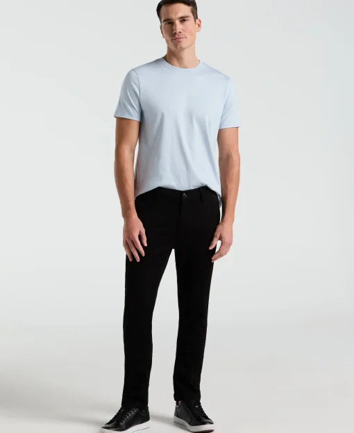Slim Fit Dyed Solid Twill Chino Pant