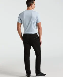 Slim Fit Dyed Solid Twill Chino Pant