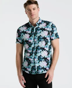 Slim Fit Floral Print Shirt