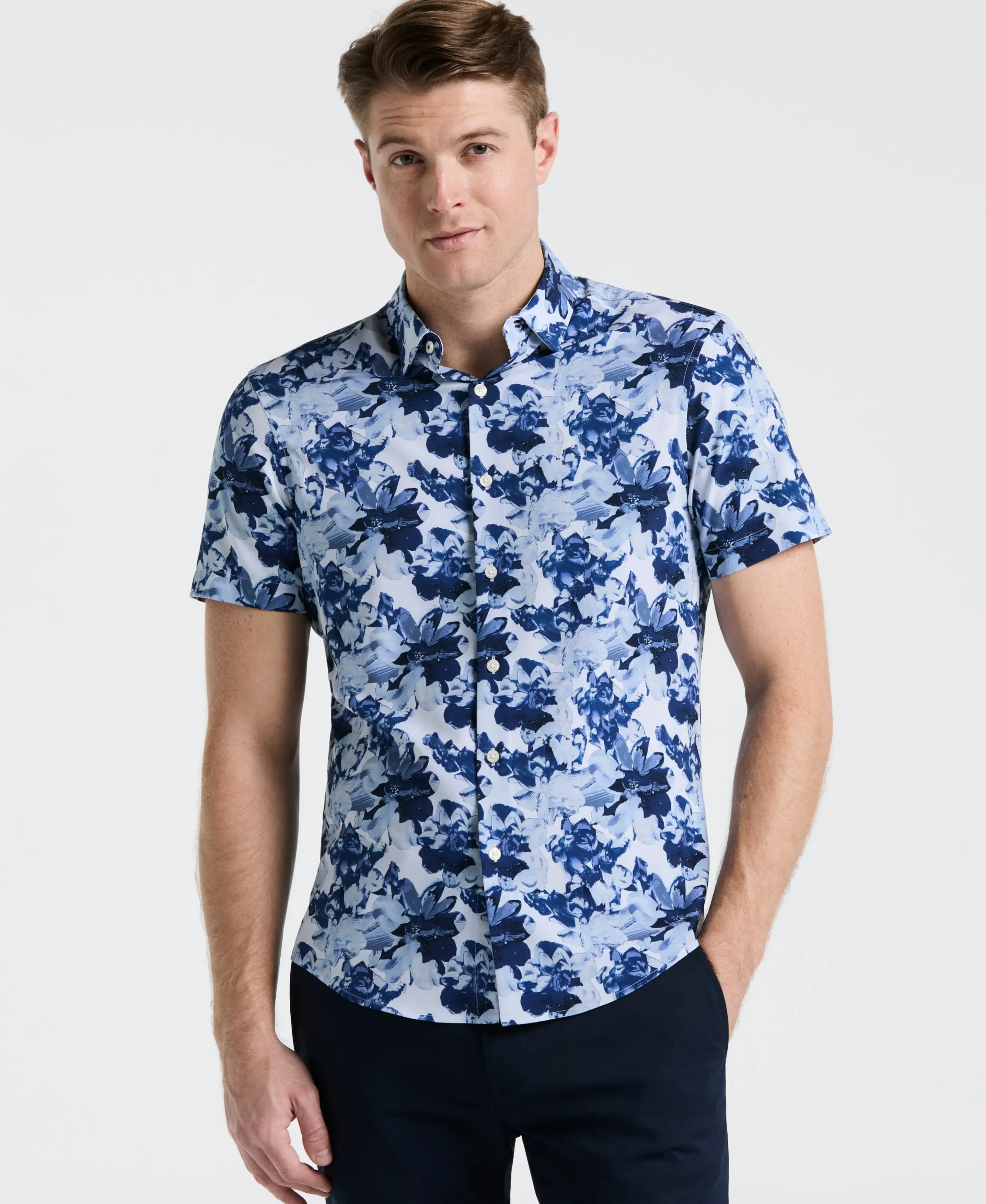 Slim Fit Floral Print Shirt