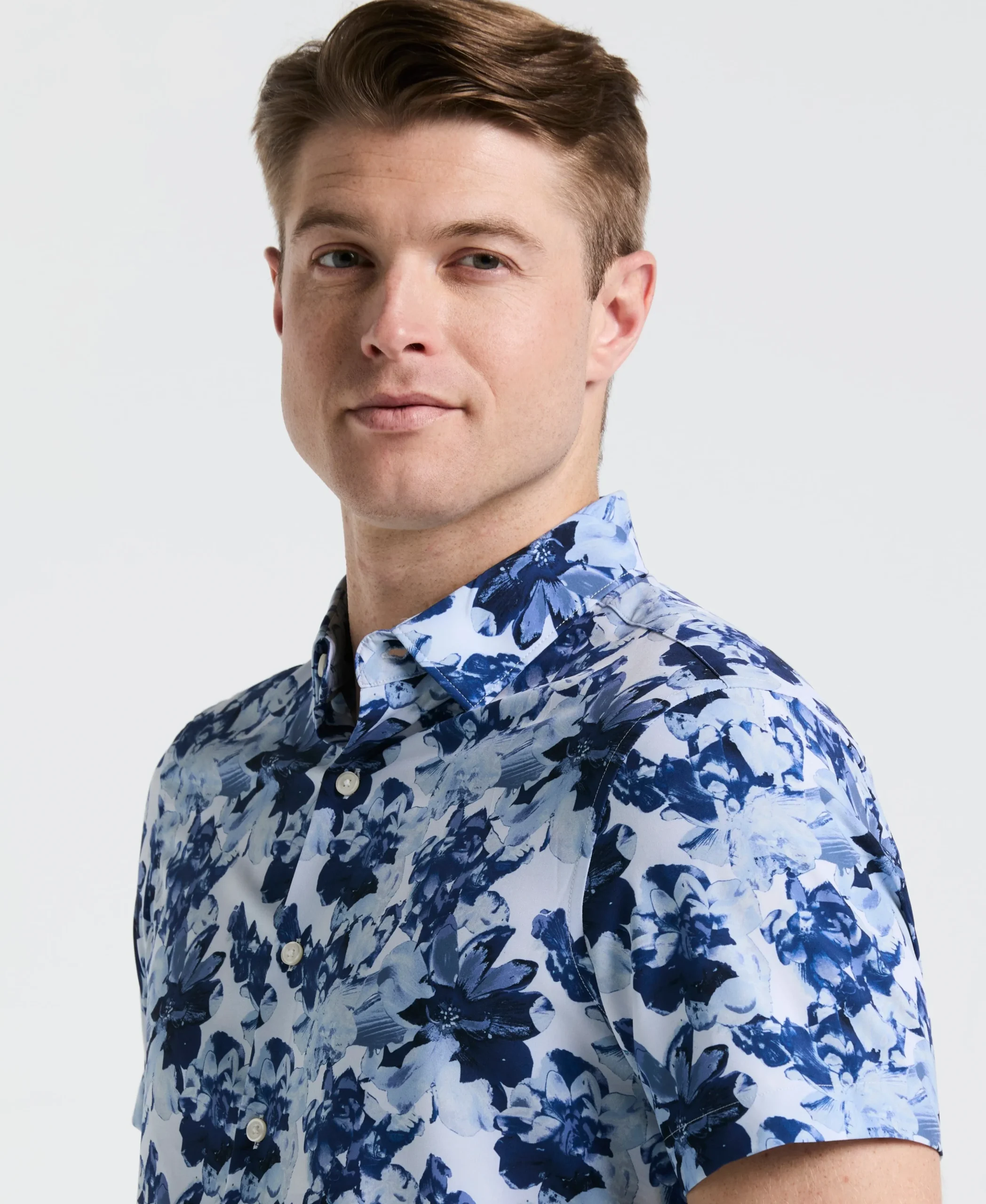 Slim Fit Floral Print Shirt