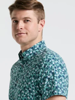 Slim Fit Floral Print Shirt