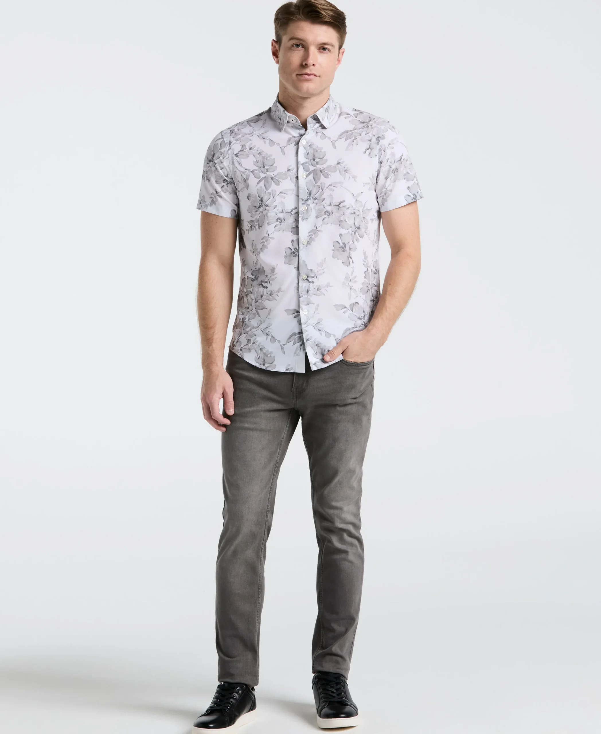 Slim Fit Floral Shirt