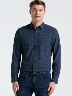 Slim Fit Geometric Print Shirt