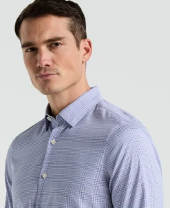 Slim Fit Plaid Total Stretch Shirt