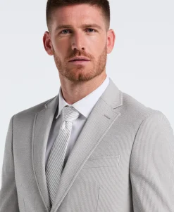 Slim Fit Seersucker Stripe Suit Jacket