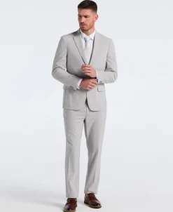 Slim Fit Seersucker Stripe Suit Jacket