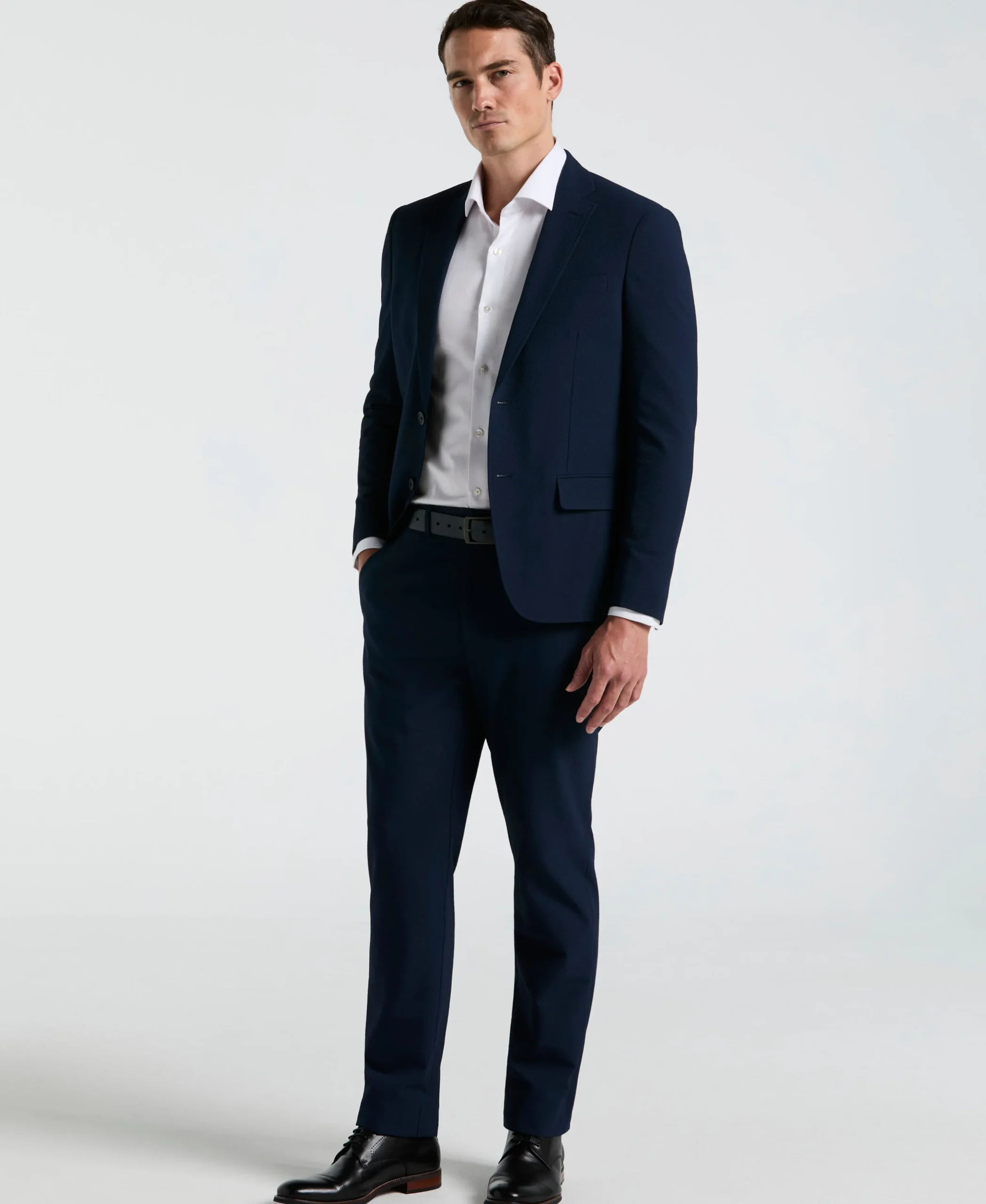 Slim Fit Seersucker Suit Jacket