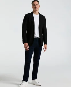 Slim Fit Solid Knit Blazer