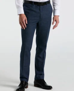 Slim Fit Solid Linen Blend Pant