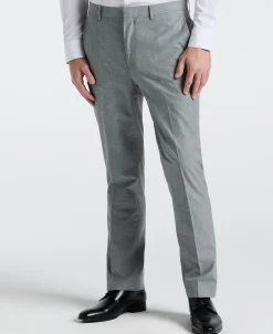 Slim Fit Solid Linen Blend Pant