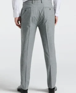 Slim Fit Solid Linen Blend Pant
