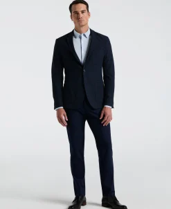 Slim Fit Textured Plaid Sport Jacket