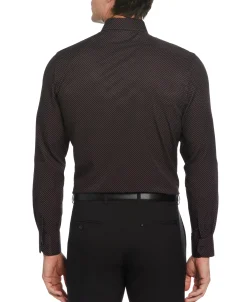 Slim Fit Total Stretch Dot Dress Shirt