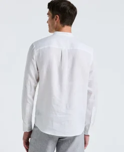 Solid Linen Popover Shirt