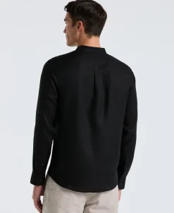 Solid Linen Popover Shirt