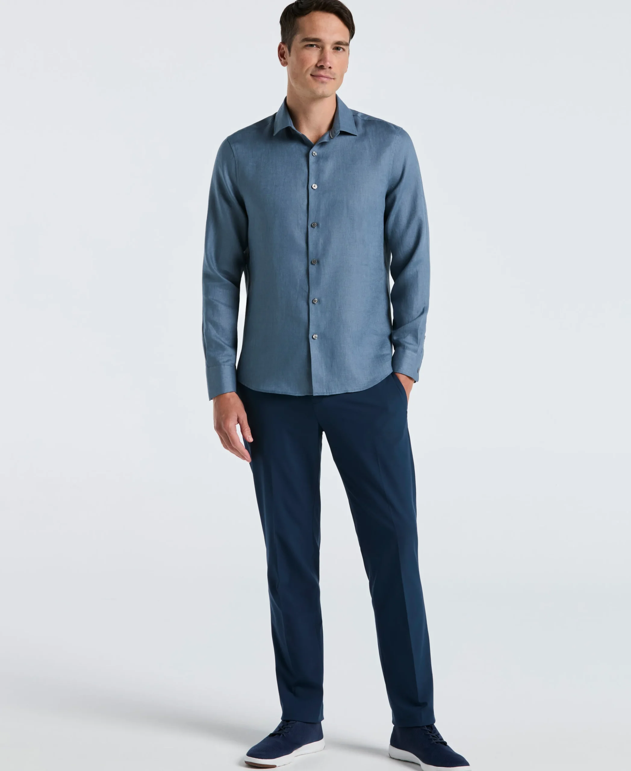 Solid Linen Shirt