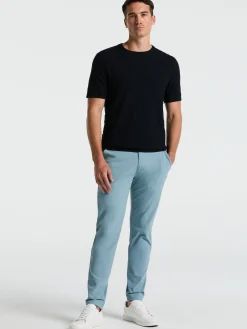 Square Pattern Crew Neck Sweater Tee