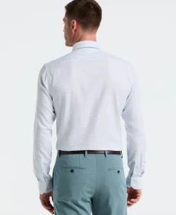 Stretch Checkered Dress Shirt