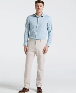 Stretch Floral Print Dress Shirt