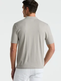 Tech Knit Open Collar Sweater Polo