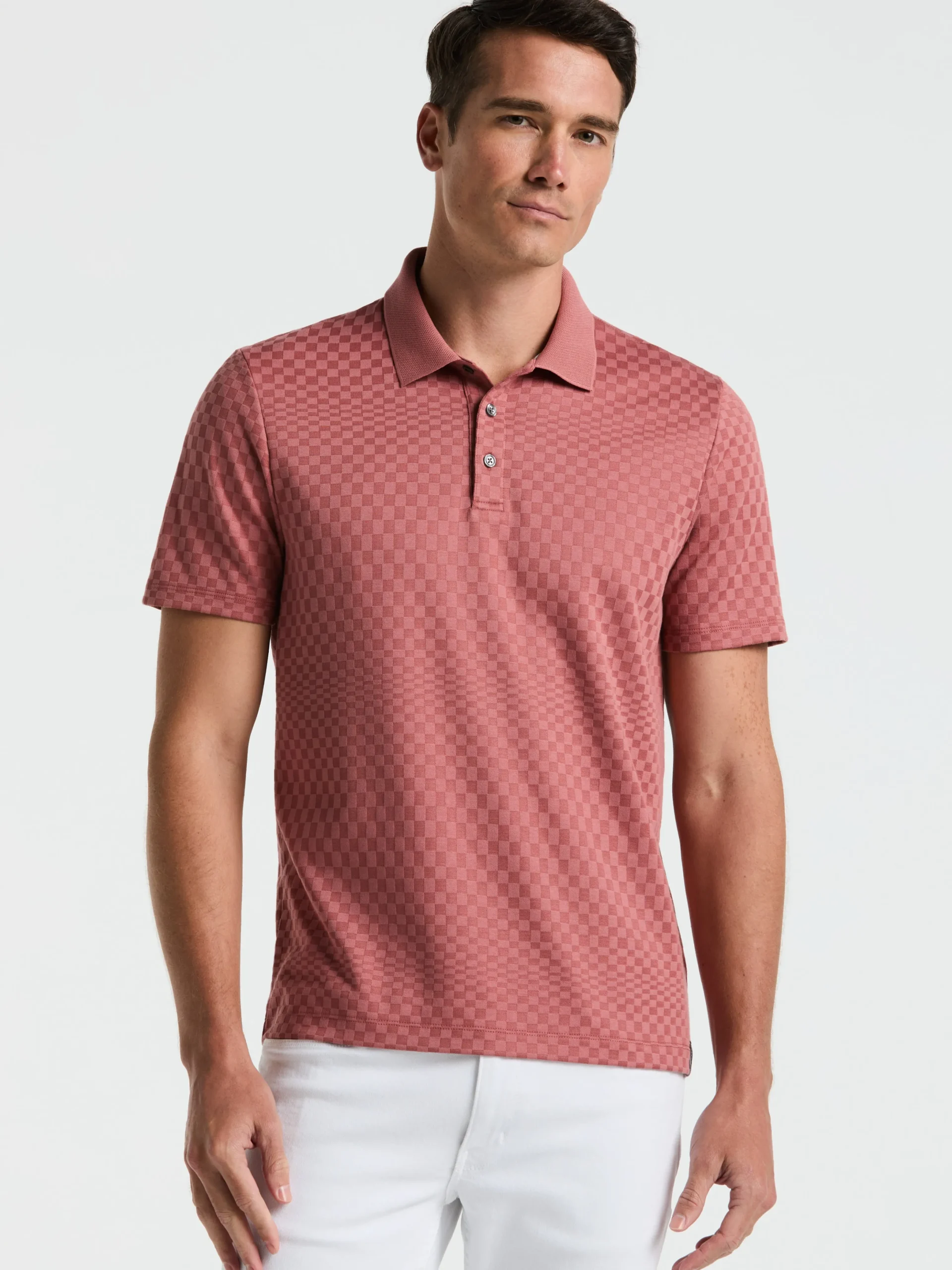 Textured Ombre Polo Shirt