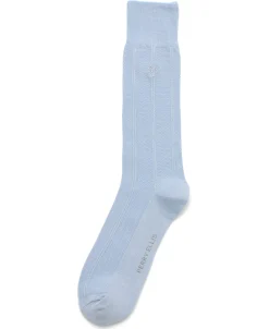Textured Stitch Logo Socks