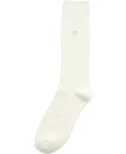 Textured Stitch Logo Socks