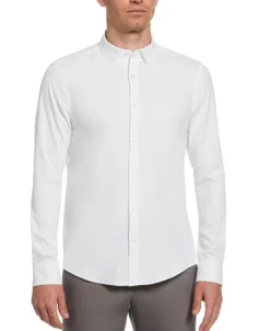 Untucked Total Stretch Slim Fit Shirt - White