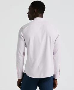 Untucked Total Stretch Slim Fit Banded Collar Shirt